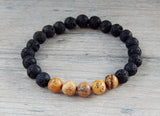 mens picture jasper bracelet