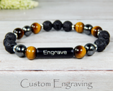 personalized jewelry for men lava diffuser bracelet