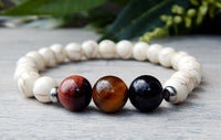 mens color tiger eye bracelet