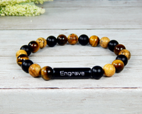 custom engraved mens bracelet handmade jewelry for men