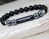 mens personalized jewelry gemstone bracelet