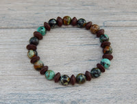 mens bracelet african turquoise