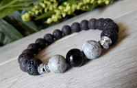 mens black bracelets