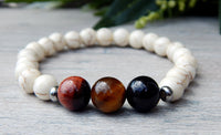 mens beaded gemstone bracelets