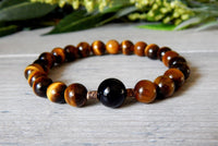 mens tiger eye jewelry