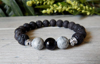 mens large bead bracelets