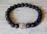 mens black bracelets