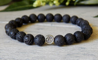 yin yang balance jewelry beaded gemstones bracelet for men