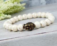 mens buddha mala meditation yoga bracelet