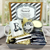 pharmacist gift basket with mug for men