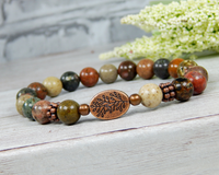 river jasper gemstone bracelet natural jewelry for women