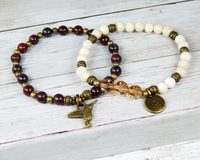 hummingbird bracelet lotus flower jewelry