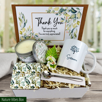 Personalized thank you package with tree of life mug