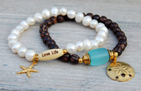 sand dollar charm bracelet