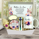 Mother-in-law Personalized Gift Basket for Birthday, Mother's Day or Christmas