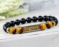 personalized engraved mens jewelry handmade custom bracelet