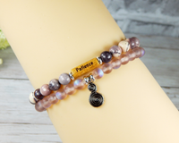 purple pink bracelet for women infinity jewelry