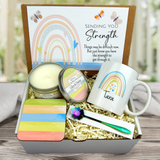 Personalized Gift for Encouragement - Strength Gift Basket