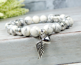 angel wing remembrance bracelet spiritual jewelry