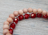 rosewood bracelet red jewelry