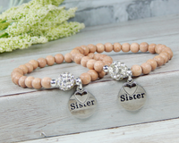 matching sister bracelets set