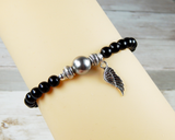 spiritual bracelet for women angel wing jewelry