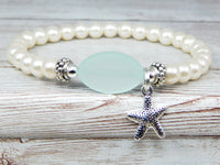 starfish and pearl bracelet