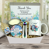 Thank You Gift Box For Women with Personalized Mug