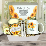 Mother-in-law Personalized Gift Basket for Birthday, Mother's Day or Christmas