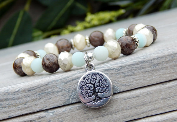 tree of life bracelet nature jewelry