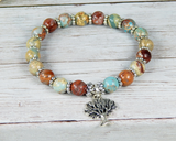 tree of life jewelry for women blue bracelets