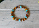 orange bracelets