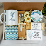 Sip and smile: Coffee and personalized mug in a 30th birthday care package