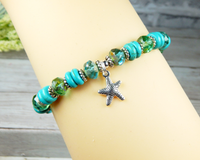 womens ocean inspired starfish bracelet