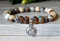 yin yang balance jewelry beaded gemstones